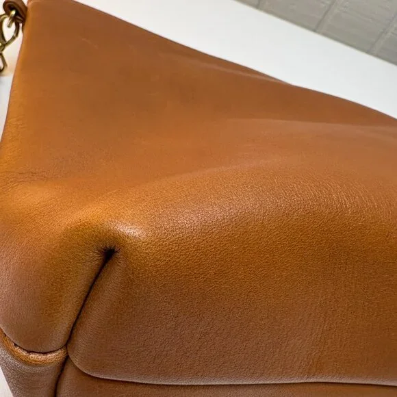 Primecut Cognac Leather Mini Hobo - Picture 7 of 10